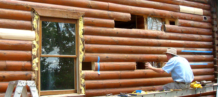 Log Home Repair Brilliant, Alabama