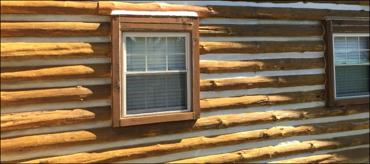 Log Home Whole Log Replacement  Brilliant, Alabama